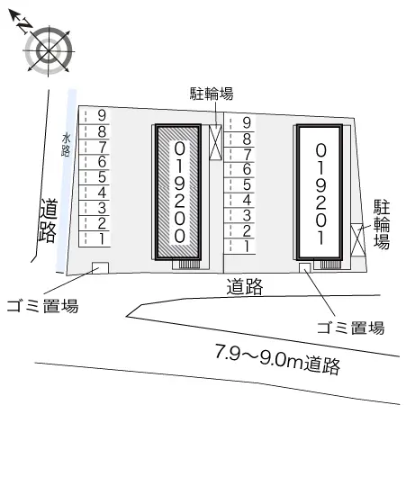 ★手数料０円★たつの市誉田町福田　月極駐車場（LP）